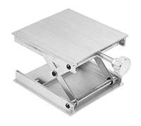 90 * 90mm Lab Lift Platform, Adjustable Stand for Level, Floor Measure Tool, Aluminum Alloy, Universal Level Lift Stand