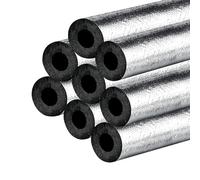90/95cm Pipe Insulation Freeze Protection, Non-Slip Pipe Sleeve, Outdoor Foam Tubing, Pipe Lagging/Cladding, Aluminum Foil Foam Hose for air Conditioning(43mm*30mm*95cm)