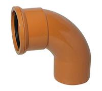 90° Bend (Single Socket) 110mm Underground Drainage Pipe Fittings Bend Trap Gulley Socket Grid Coupler