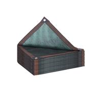 90% Blackish Green Shade Cloth 6.5x10FT Garden Sunshade Net Reinforced Grommets Heavy Duty Mesh Tarp for Patio Plant Protection Pergola Cover (26x26ft 8x8m)