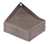 90% Brown Shade ClothHDPE Mesh Tarp with Grommets for Garden Greenhouse Patio Chicken Coop Barn KennelSunshade Netting (3.3'x3.3' 9.8'x13.1' 23'x32.8') UV Protective Durable Versatile
