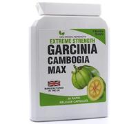 90 Capsules Garcinia Cambogia Max Pure Extreme Weight Management Detox Capsules 1500mg Daily Dose Dieting UK Manufactured