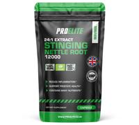 Stinging Nettle Root | 90 Capsules Vegan - 24:1 Extract 12,000mg Nettle Root per Capsule | High Strength Stinging Nettle Alternative to Powder NO Fillers & Binders | Made in UK by PROELITE