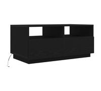 (90 cm) vidaXL Coffee Table with LED Lights Hallway Accent End Table Side Sofa Table