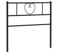 (90 cm) vidaXL Metal Headboard Tall Headboard Bed Header Bed Headboard Black 160 cm
