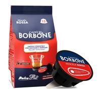 90 Compatible Capsules Nescafe Dolce Gusto Caffe 'borbone miscela rossa