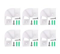 90° Corner Connector 6 Pcs for V Shape LED Aluminum Profile, LED Channel 90 Degree Corner Bracket with Screws Included
