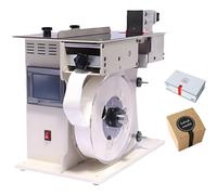 90° Corner Semi-Automatic Labeling Machine for Box Sealing, Small Round Transparent Label Dispenser, Anti-Counterfeiting Label Applicator