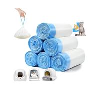 90 Count Cat Litter Bags for Automatic Litter Box Extra-Thick Cat Litter Box Liners for MeoWant/Catlink/Tonepie Toilette