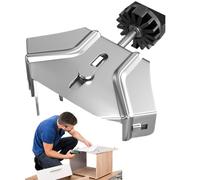 90 Degree Angle Clamp - Woodworking Bracket Tool, Heavy Duty Adjustable, Precision Clamping Accessory | Carpentry Framing Work for Welding Cabinet Task, Wood Joinery, Picture Assembly Project