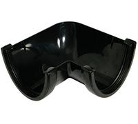 (90 Degree Angle) In the Floplast (BLACK) Hi-Cap Guttering range GUTTER:115mm DOWNPIPE: 68 or 80mm Select Individual components as required