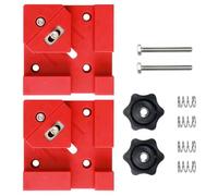 90 Degree Angles Clamp for Woodworking Projects Precise Joinery and Cabinetry with Multiple Thickness Compatibility 2pcs Pocket Hole Joinery Clamps