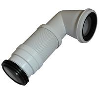 90 Degree Bent Flexible Toilet Pan Connector