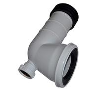 90 Degree Bent Toilet Pan Connector & 32mm Boss