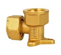 90 Degree Brass Elbow for 16mm for pex Pipe - Compression Fit Floor Heating Connector Multilayer Alu Pipe Joint Secure Leak-Free Plumbing Fitting 4 Inch(Copper 1)