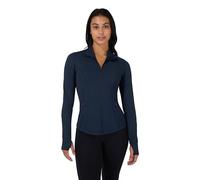 90 Degree By Reflex Full Zip Running Track Jacket Lightweight Athletic Slim Fit Jacket with Thumbholes, True Navy, L