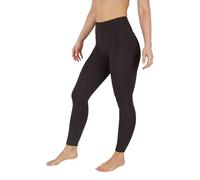 90 Degree By Reflex High Waist Fleece Lined Leggings - Yoga Pants, Chocolate Torte W/ Pocket Fleece Lined, Medium (PFW77362)