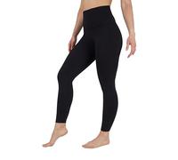 90 Degree By Reflex High Waist Legging 7/8 Tummy Control Yoga Workout Pants, Classic Black, Large