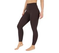 90 Degree By Reflex High Waist Power Flex Tummy Control Leggings, Chocolate Mousse, Large