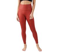 90 Degree By Reflex High Waist Squat Proof Ankle Length Printed Leggings, Cracked Burnt Amber, M