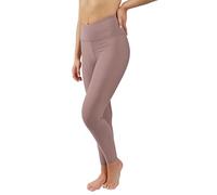 90 Degree By Reflex Interlink Ribbed High Crossover Waist 7/8th Ankle Legging, Honey Glow, XS