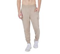 90 Degree By Reflex Mens Fleece Jogger Soft Workout Pant with Side and Cargo Pockets, Leafless Tree W/ Cargo Pocket, Large