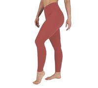 90 Degree By Reflex Squat Proof High Waist Interlink Leggings for Women, Terracotta, M
