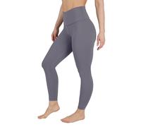 90 Degree By Reflex womens High Waist Squat Proof Ankle Length Leggings, Lead, M