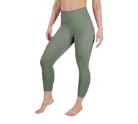 90 Degree By Reflex Womens High Waisted Capri Legging Side Pocket Squat Proof Gym Workout Yoga Pant, Bay Leaf, XXXL