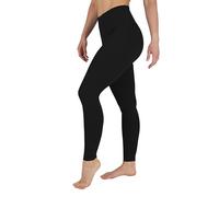90 Degree By Reflex Womens High Waisted Leggings Buttery Soft Workout Squat Proof Gym Yoga Pants, Black, S