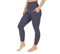 90 Degree By Reflex Womens Power Flex Yoga Pants, Moonless Night, Large