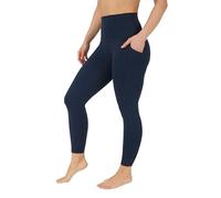 90 Degree By Reflex Womens Power Flex Yoga Pants, True Navy, XS