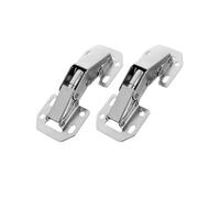 90 Degree Cabinet Hinges No-Drilling Hole Hydraulic Buffer Hinge Furniture Repair Hardware(2PCS)