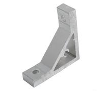 90 Degree Corner Angle Bracket Aluminum Profiles Frame Joint Fastener for 2020 3030 4040 4545 5050 2040 4060 6080 Series Aluminum Extrusion Alloy Simple Install for Assembly（2020） Connection