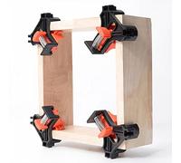 90 Degree Corner Clamps,Wood Working Tools, 4PCS Right Angle Clamps, Clip Clamp Tool for Woodworking Corner Clip Fixer Corner,Woodworking Gifts for Men