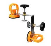 90 Degree Countertop Seam Setter Stainless Steel Stone Installation Tool Granite Marble Glass (Double Suction Cup)