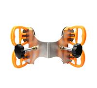 90 Degree Countertop Seam Setter Stainless Steel Stone Installation Tool Granite Marble Glass (Four Suction Cup)