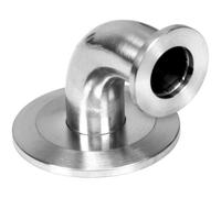90 Degree Elbow Reducer Vacuum Fittings - 304 Stainless Steel ISO-KF Adapter for Foreline Plumbing Systems(KF25 to KF16)