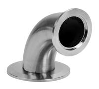 90 Degree Elbow Reducer Vacuum Fittings - 304 Stainless Steel ISO-KF Adapter for Foreline Plumbing Systems(KF50 to KF25)