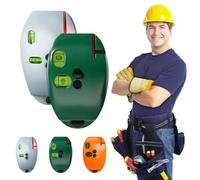 90 Degree Electronic Red Light Scale, Green Self Leveling Cross Line Red Light Level with Horizontal and Vertical Lines, Portable for Home and Outdoor, Construction (SetC)
