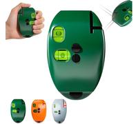 90 Degree Electronic Red Light Scale Level, Green Self Leveling Cross Line Red Light Levels with Horizontal and Vertical Lines, Suitable for Outdoor, Construction (Green)