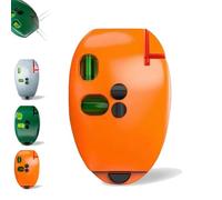 90 Degree Electronic Red Light Scale, Self-Leveling Parallel Line Parallel Line, Red Light Level, Green with Horizontal and Vertical Lines, Protable for Construction (Orange,1 Pcs)
