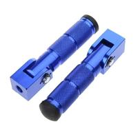 90 Degree Fixed Folding-Footpegs Front Rear Footrest Pedal Universal Motorcycle Modified Accessories 1 Pair HGNMPGVVTZ(Blue)