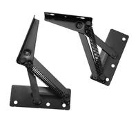 90 Degree Folding Corner Bench Hinge, Cabinet Folding Bracket Spring Hinges Collapsible Shelf Bracket for Bench Table, Shelf Hinge for Toy Box Chest Sofa Bed