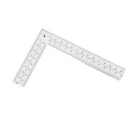 90 Degree Framing Square Stainless Steel L Shape Square Ruler Metal Woodworking Measurements Tool for Drawing Engineering
