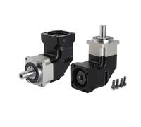 90 Degree Helical Corner Planetary Gearbox Right Angled Planetary Gear Ratio 3:1~100:1 ≤8Arcmin for Servo Stepper Motor(12.7mm-86 Stepper,Speed Ratio 40 to 1)