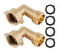 90-Degree Hose Elbow For RVs - Solid Brass Construction