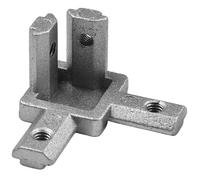 90 degree internal connector joint bracket 2020 with 3-Way and Degree crafted from Aluminum providing durability and aesthetic appeal (without top wire)