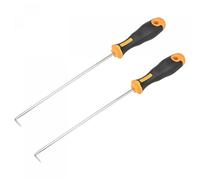 90 Degree Pick Hook 9.84" Puller Remover Removal Tool for Oil Seal/O-Rings, Gasket, Hose 2Pcs