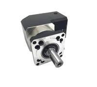 90 Degree Planetary Gear Reducer 10 ≤Arcmin Ratio 3:1~100:1 Right Angle Gearbox for 60/80/90/130 Servo Motor(PVF060-6.35mm Input,Ratio 100 to 1)